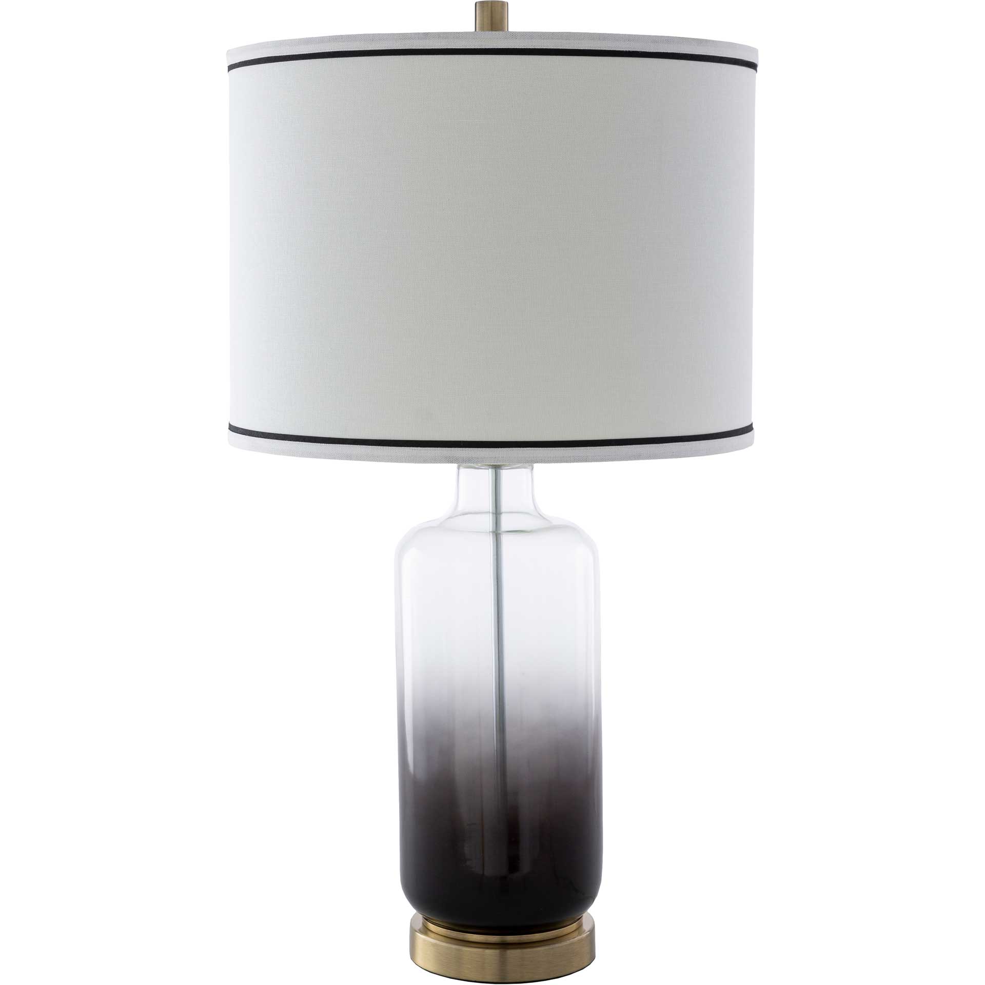 Ivaan Table Lamp White/Black/Clear