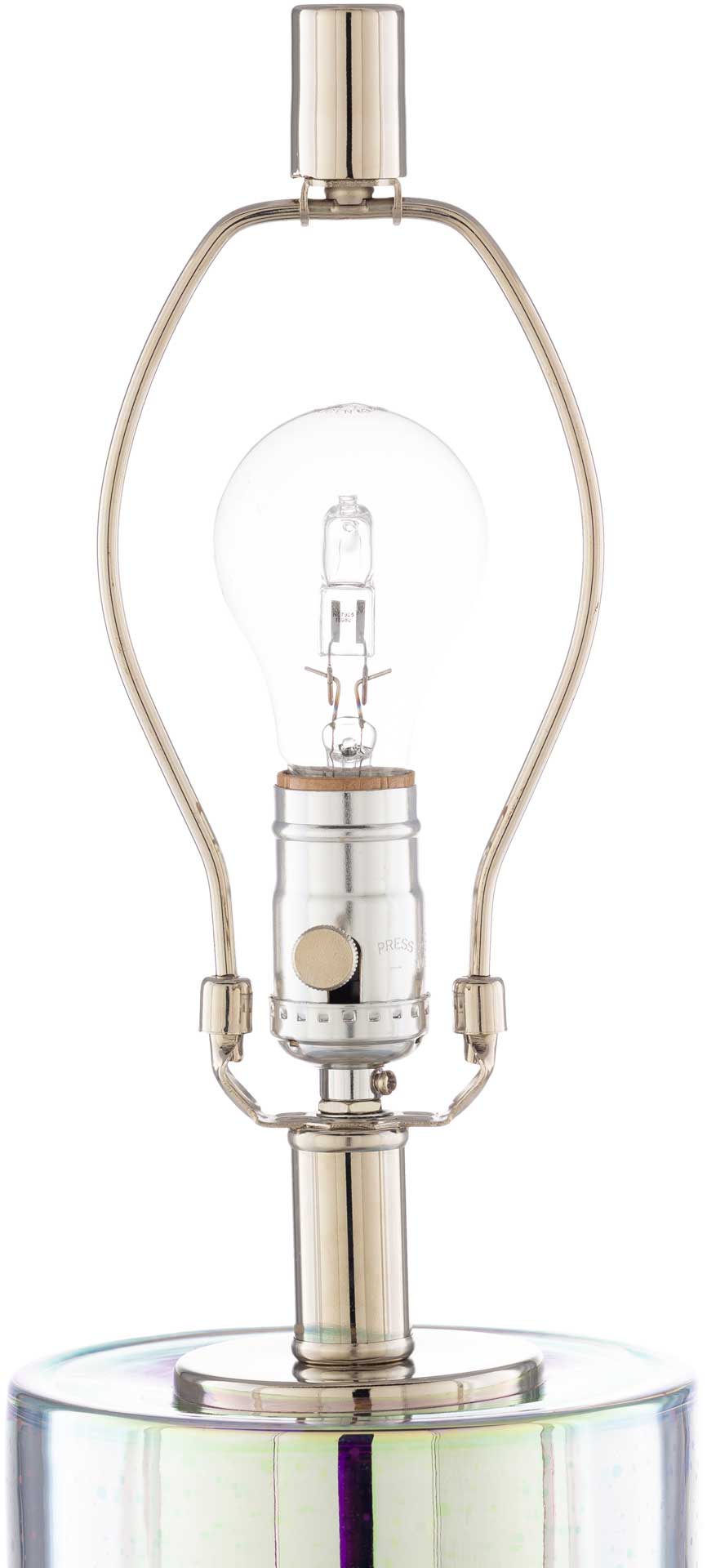 Jaelyn Table Lamp White/Silver