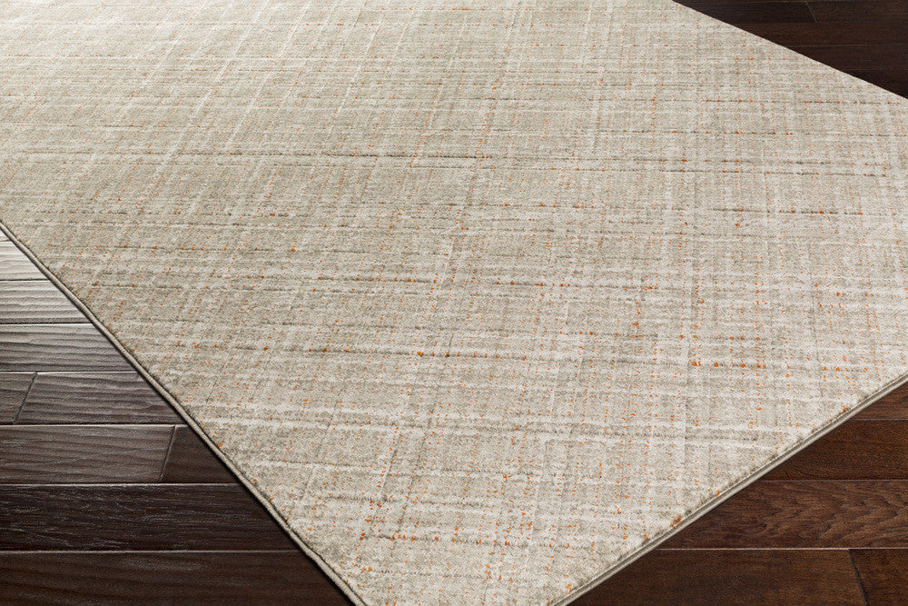 Jax Light Gray/Burnt Orange Area Rug