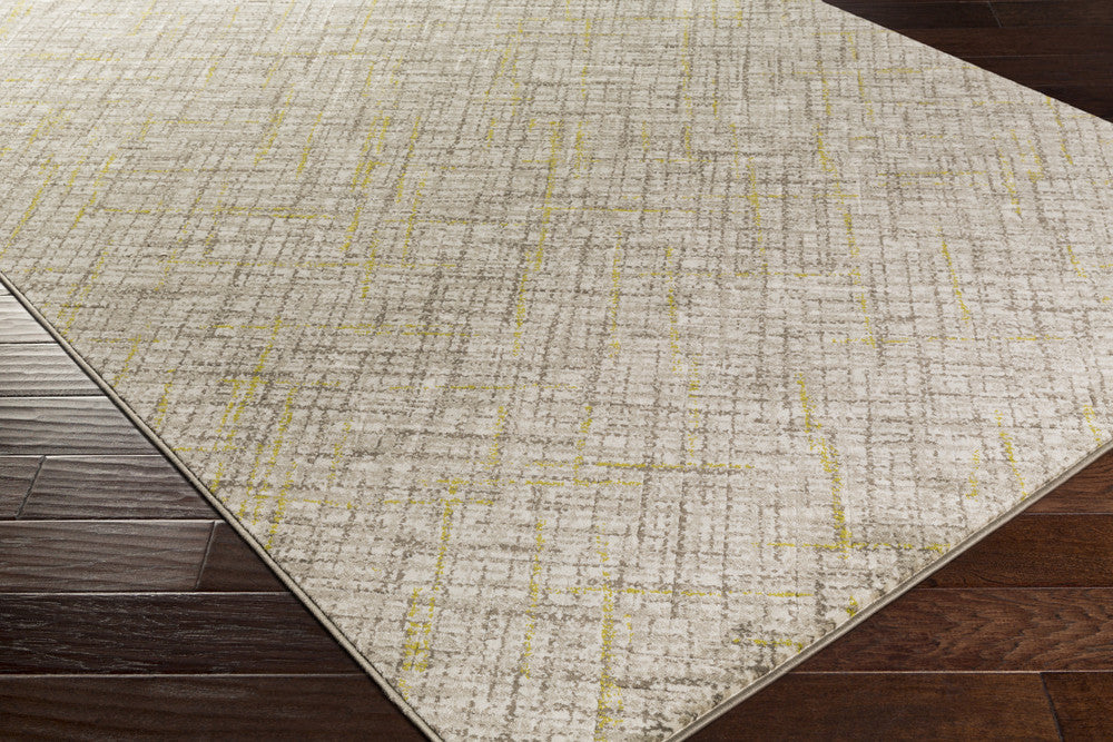 Jax Light Gray/Lime Area Rug