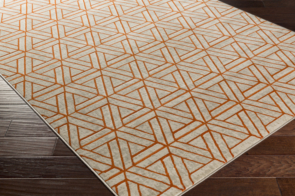 Jax Light Gray/Burnt Orange/Olive Area Rug