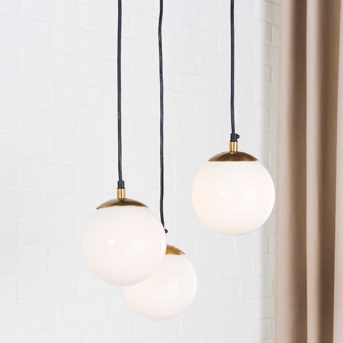 Julie Ceiling Lamp White/Brass