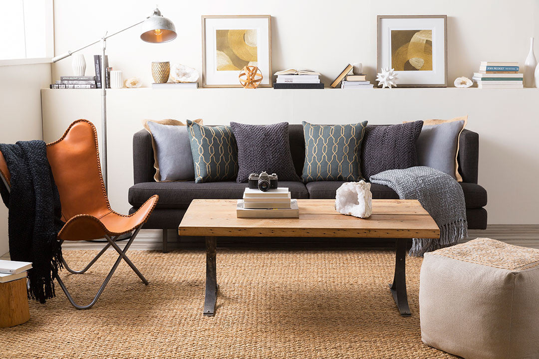 Jute Woven Gold Area Rug