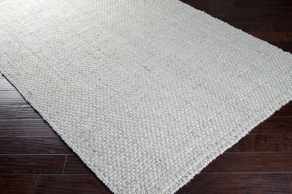 Jute Woven Light Gray Area Rug