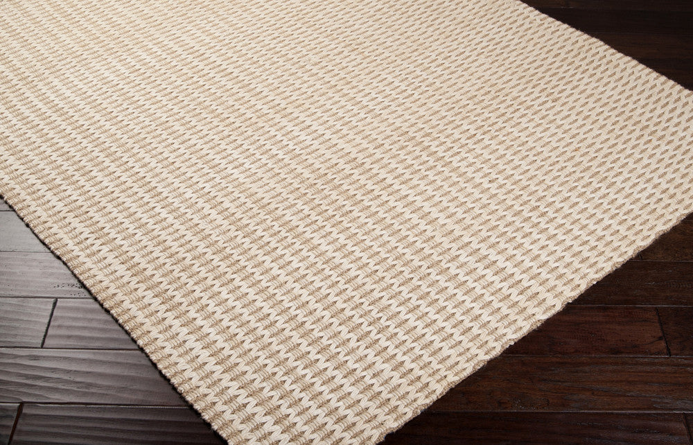 Jute Woven Beige/Gold Area Rug