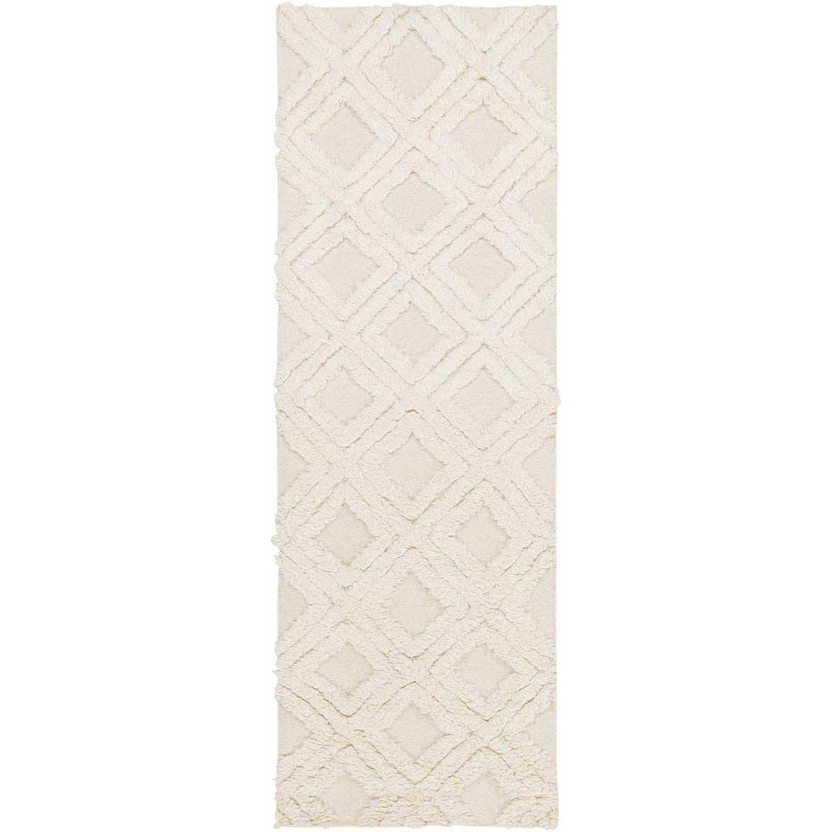 Kabru Ivory Runner Rug - Froy.com