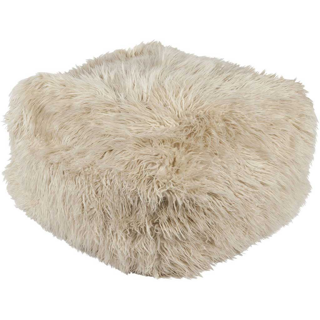 Kharaa Cube Khaki Pouf