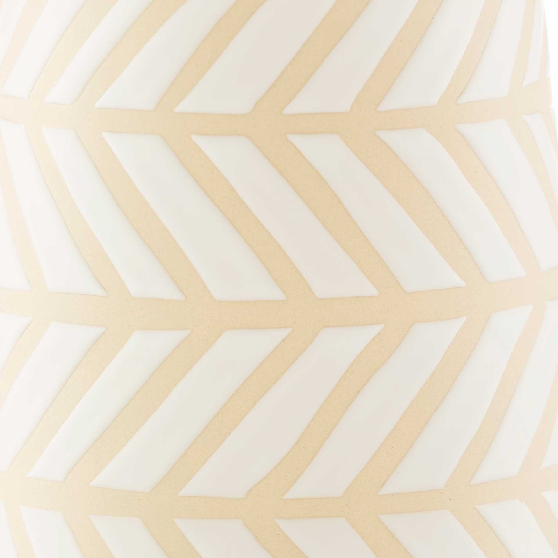 Kira Vase Cream/White
