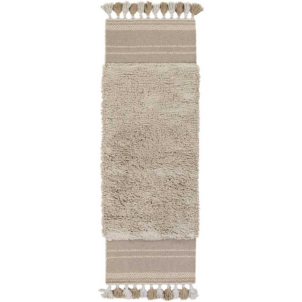 Korva Light Gray/Gray/Taupe Runner Rug