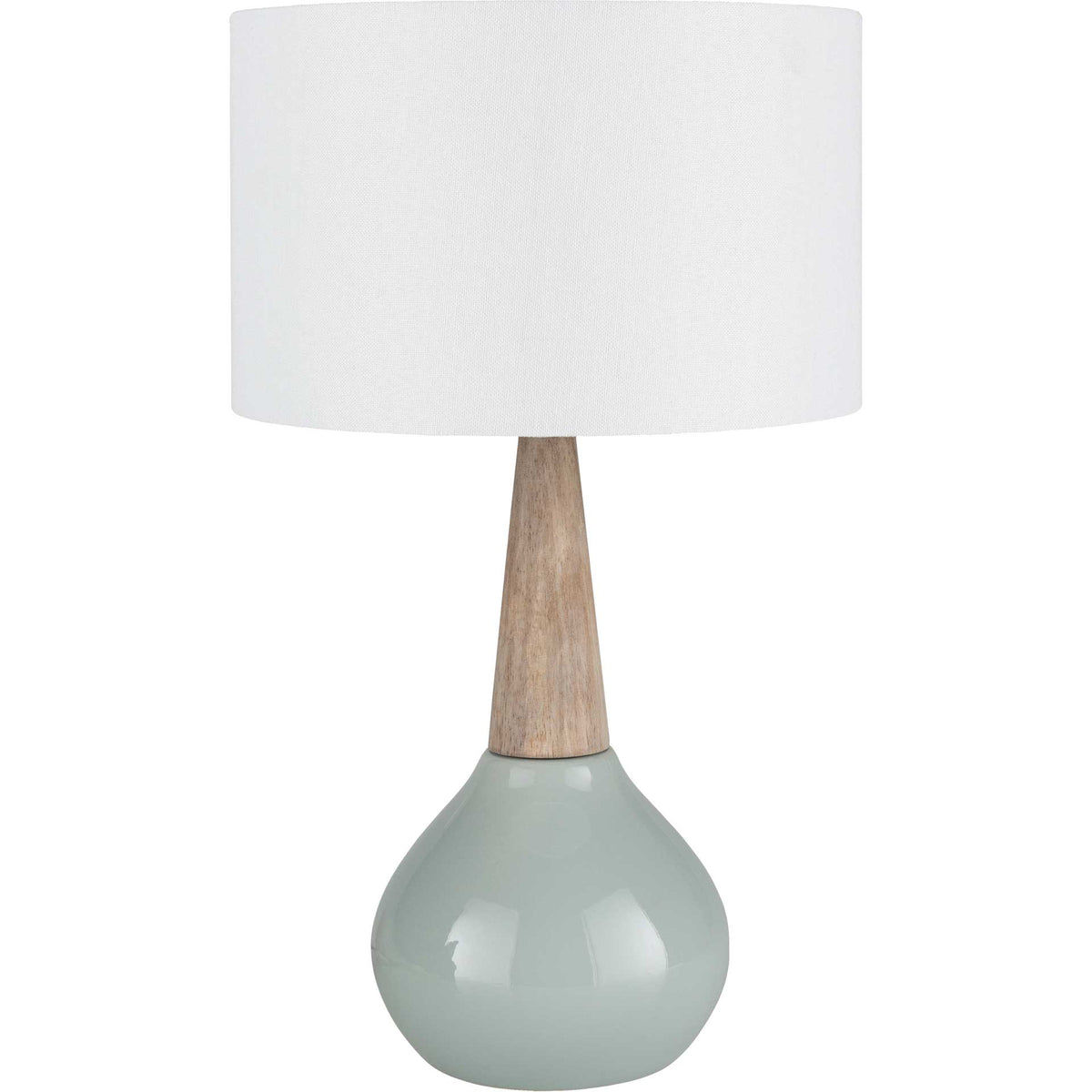 Keaton Table Lamp Pale Blue/White