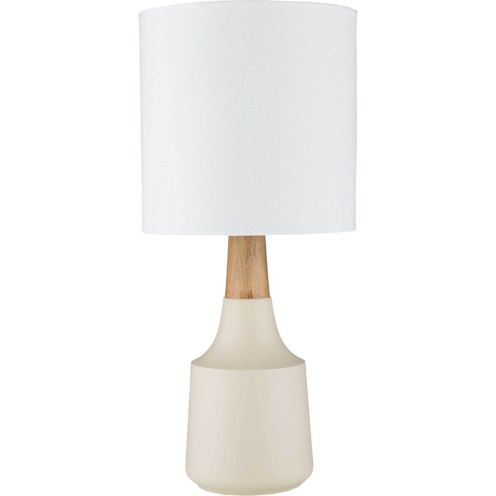 Keaton Table Lamp Ivory/White/Tan
