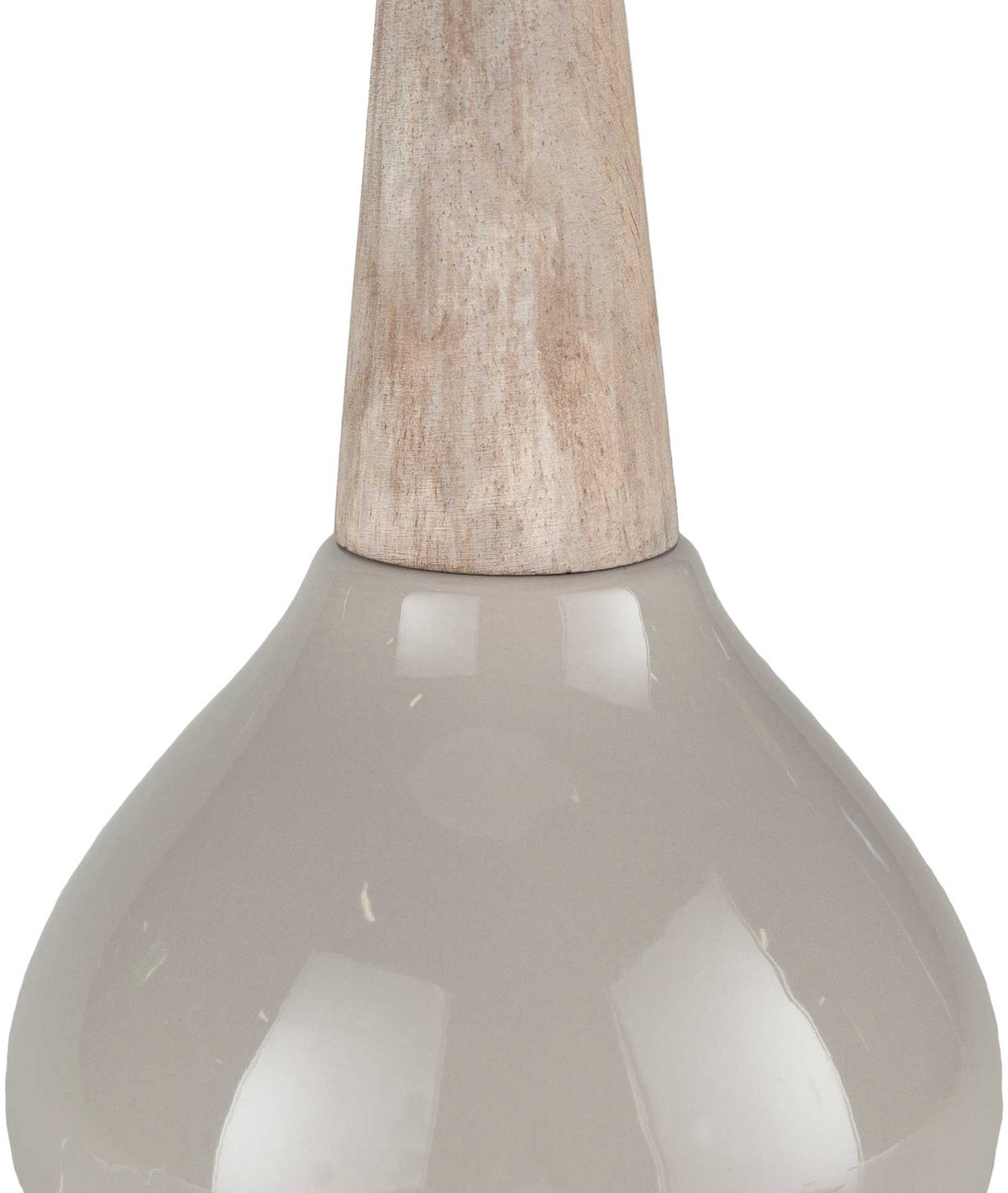 Keaton Table Lamp Medium Gray/White