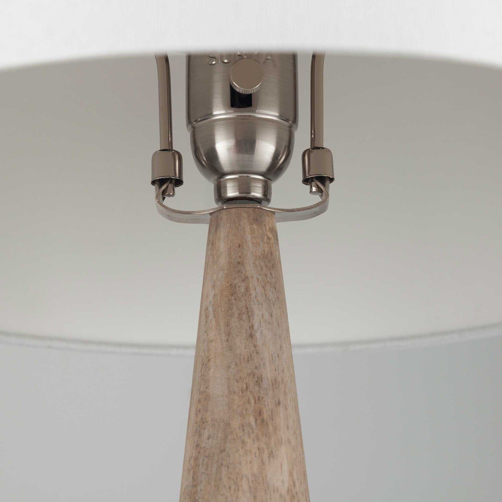 Keaton Table Lamp White/Pale Blue