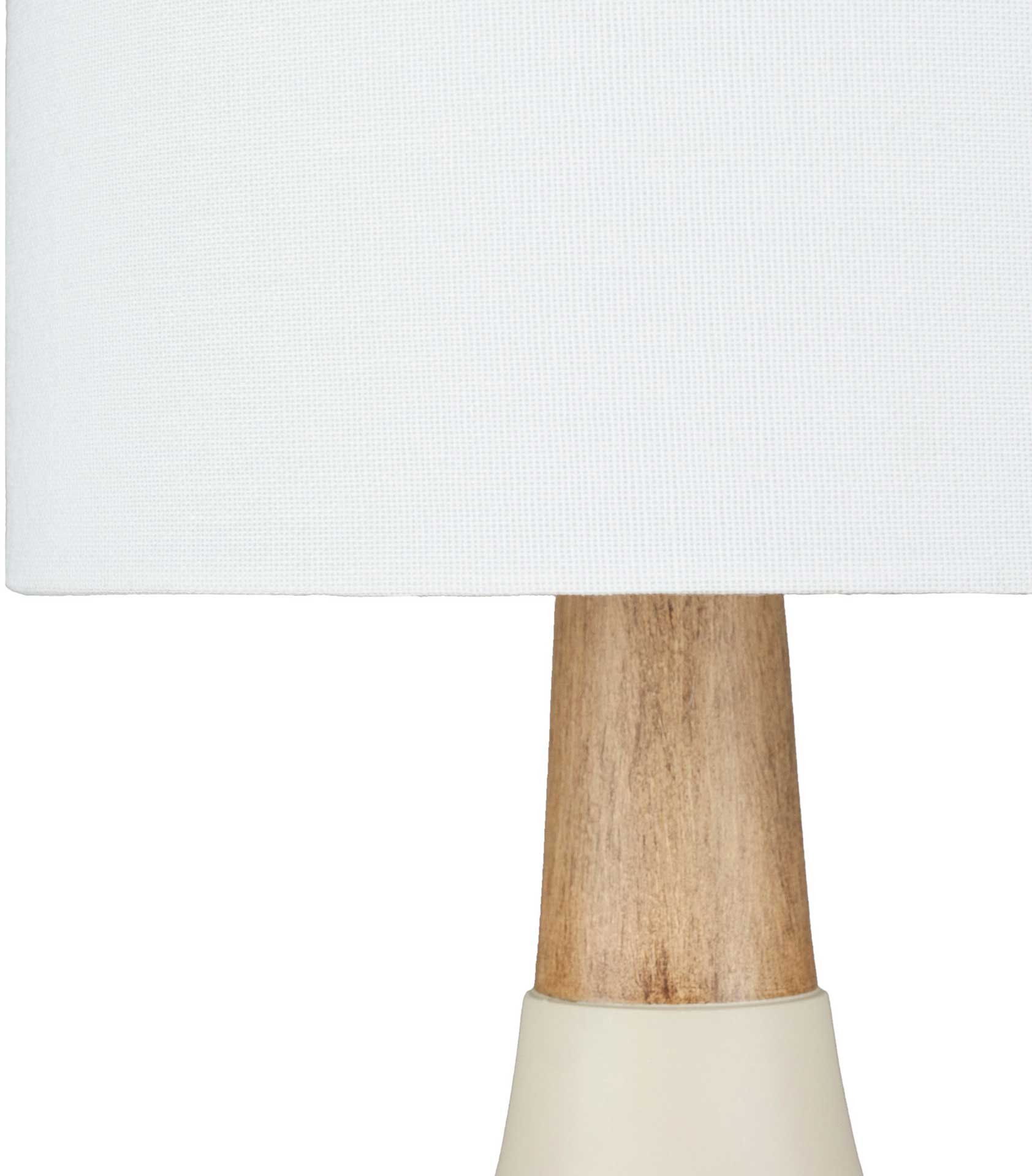 Keaton Table Lamp Ivory/White/Tan