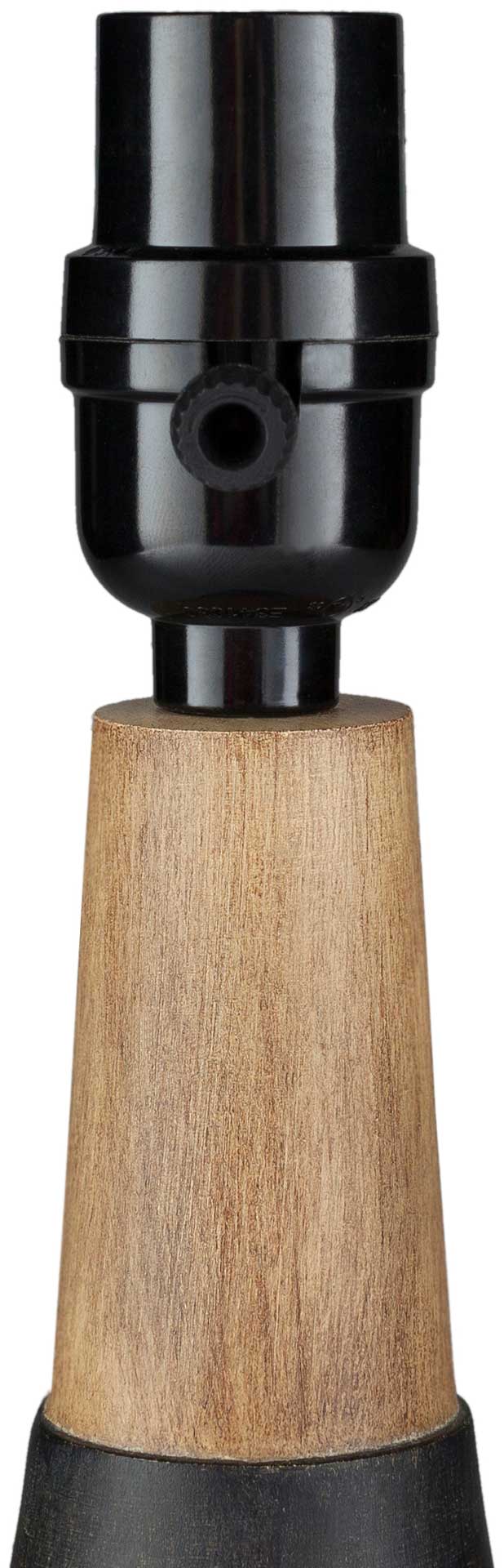 Keaton Table Lamp Black/White/Natural