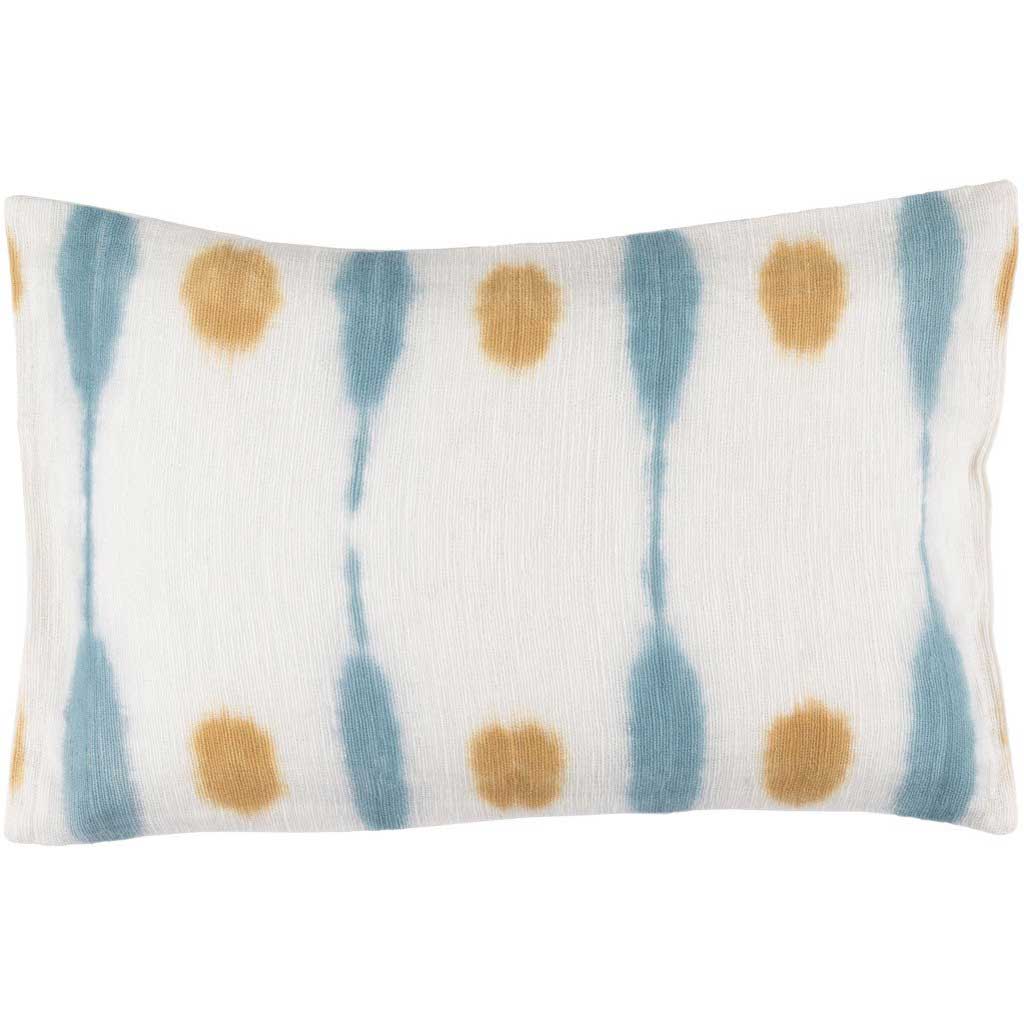 Kumo Cream/Saffron/Sky Blue Lumbar Pillow