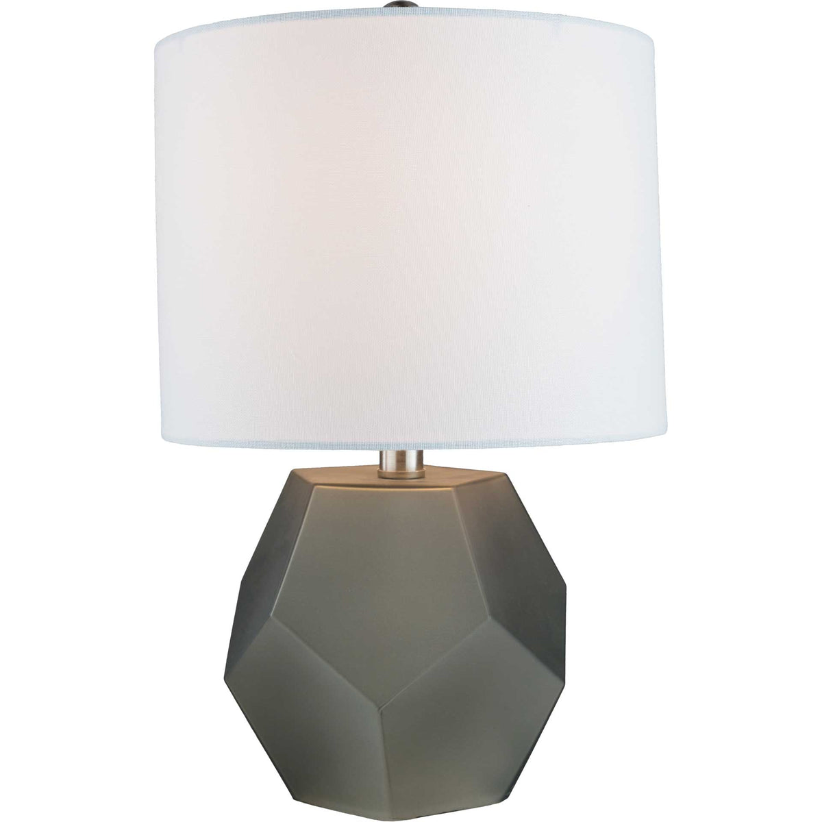 Keanu Table Lamp Charcoal/White