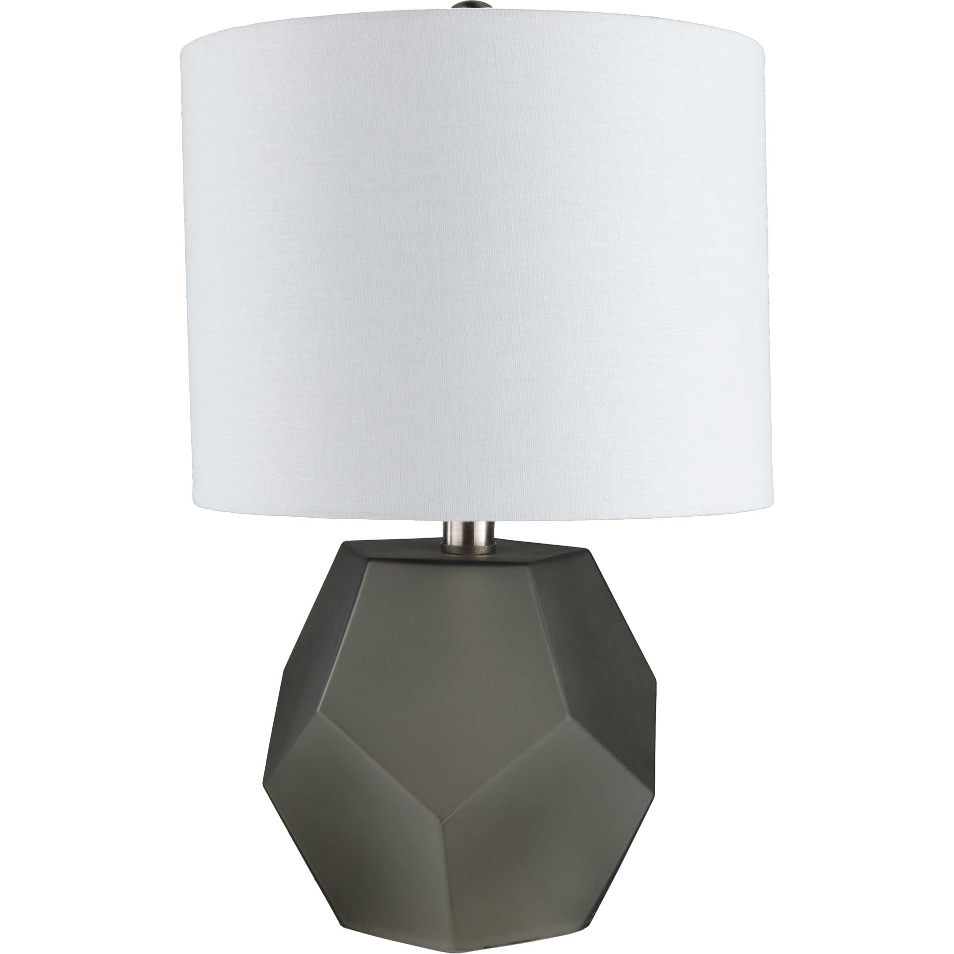 Keanu Table Lamp Charcoal/White