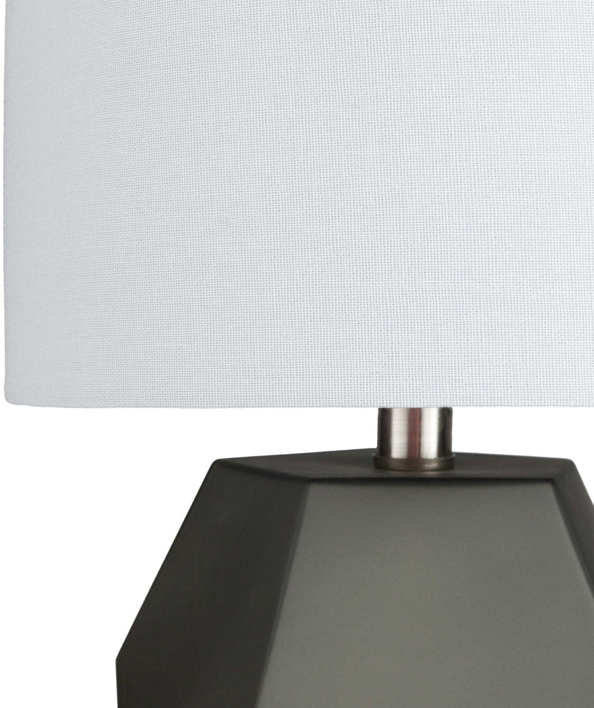 Keanu Table Lamp Charcoal/White