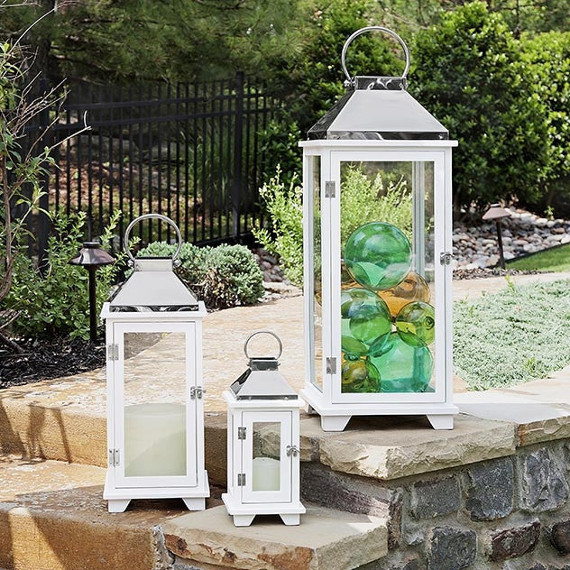 Mahnomen Wood Lanterns (Set of 3)