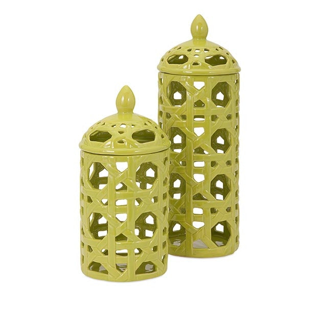 Lattice Small Ceramic Canister
