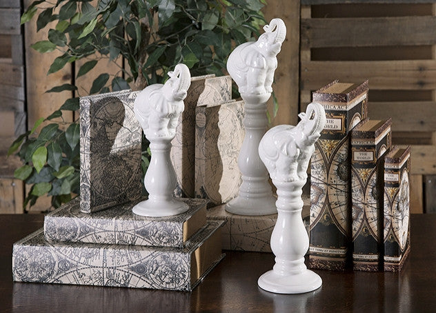 Elephant Trio Statuaries (Set of 3)