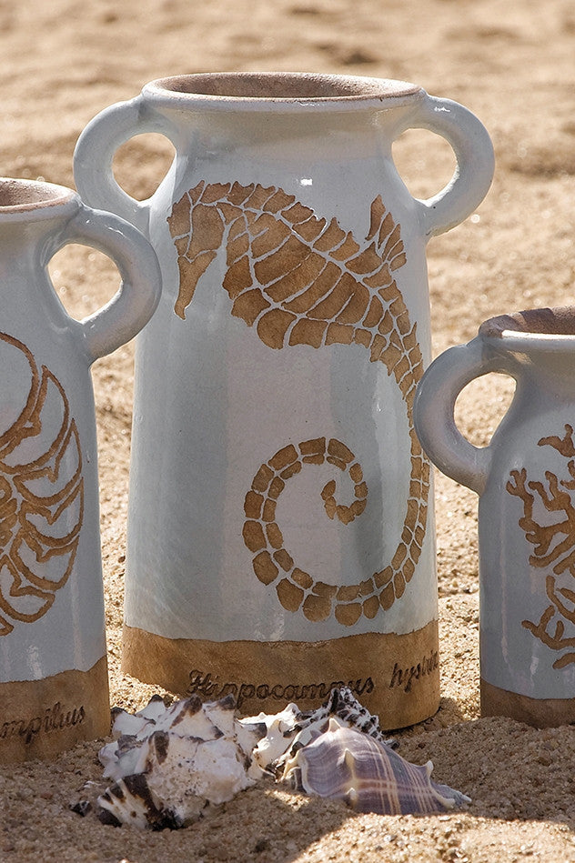 Nuckolls Tall Urn with Handles