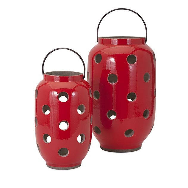 Polka Dot Small Cutwork Lantern