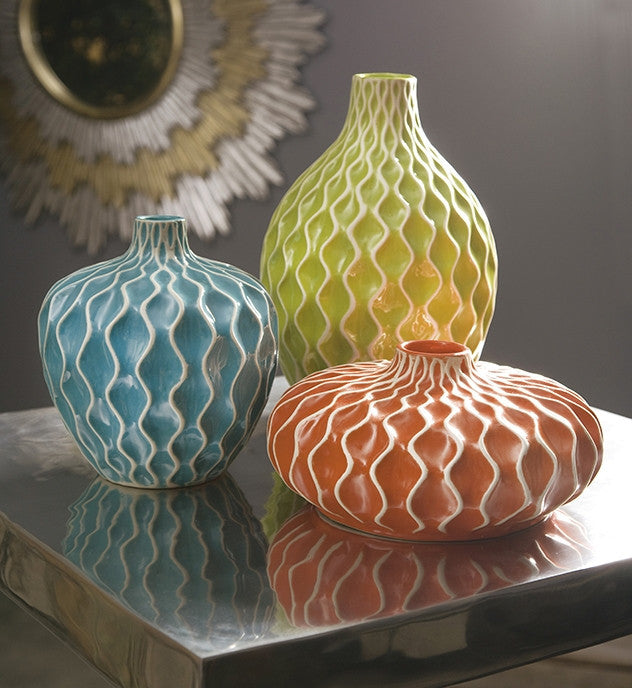 Aransas Ceramic Vases (Set of 3)