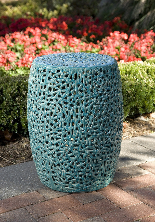 Tunica Cutwork Garden Stool