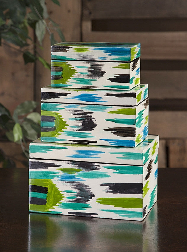 Daniels Handpainted Lacquer Boxes (Set of 3)