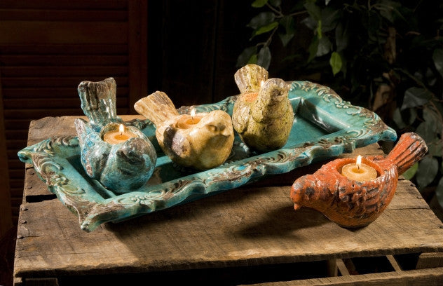 Andrews Bird Candle Holders (Set of 5)