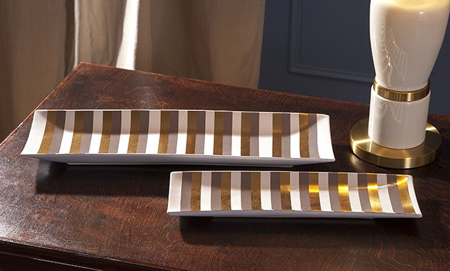 Bains Kushnick Vida Ceramic Tray (Set of 2)