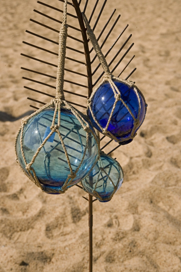Blue Glass Floats (Set of 3)