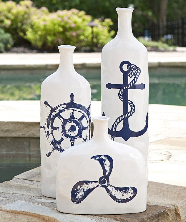 Harford Nautical Anchor Vase