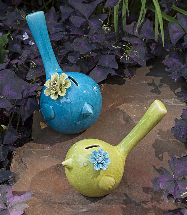 Crisp Bird Banks (Set of 2)