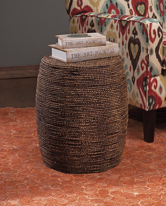 Colquitt Seagrass Ottoman Froy