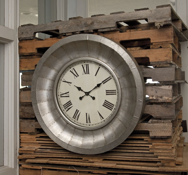 McDonough Aluminum Clock