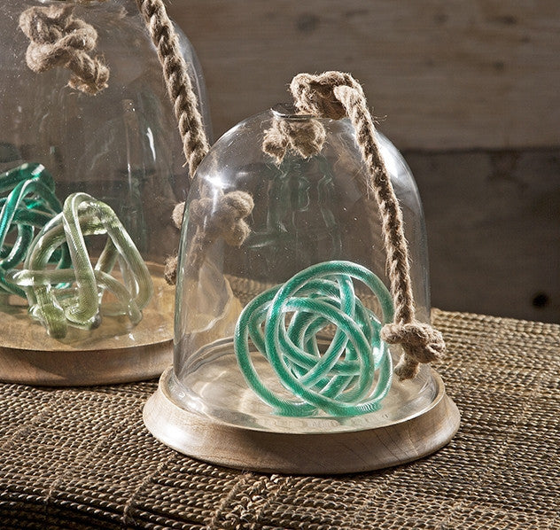 Nelson Large Cloche w/ Rope