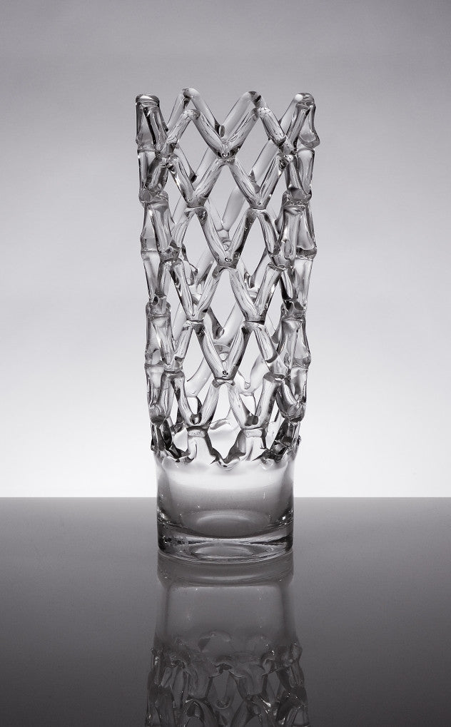 Glass Pillar Candle Holder