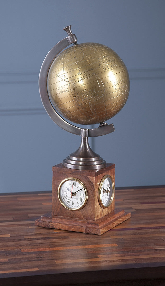 Bains Kushnick Clock Globe