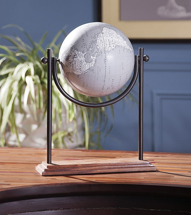 Bains Kushnick Globe with Wooden Stand