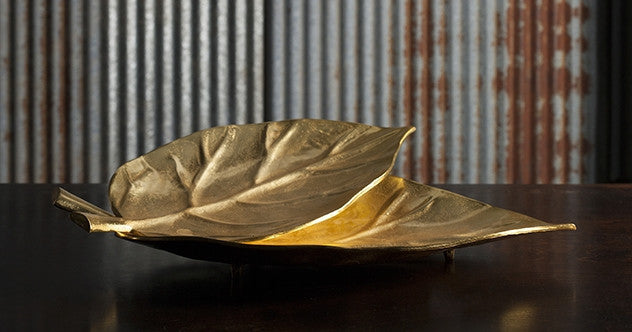 Pulaski Aluminum Leaf Trays (Set of 2)