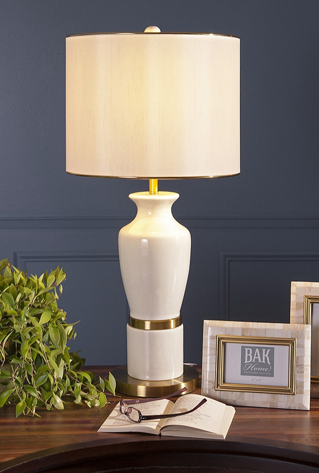Bains Kushnick Prestine Ceramic Lamp