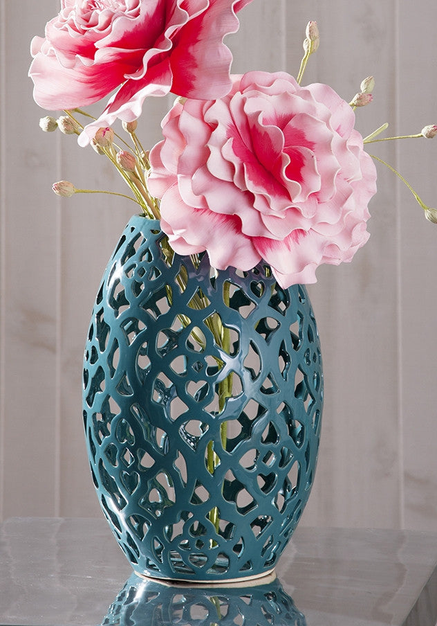 Alachua Cutwork Ceramic Vase