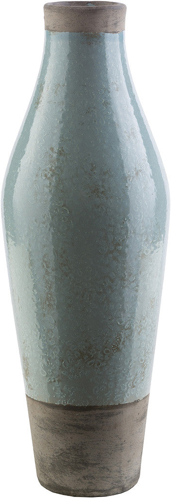 Leclair Ceramic Vase Blue/Gray
