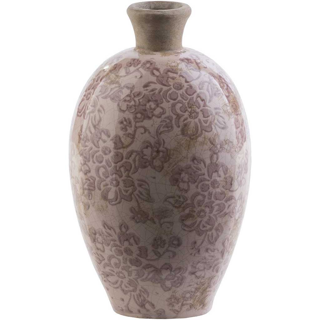 Leclair Ceramic Table Vase Taupe