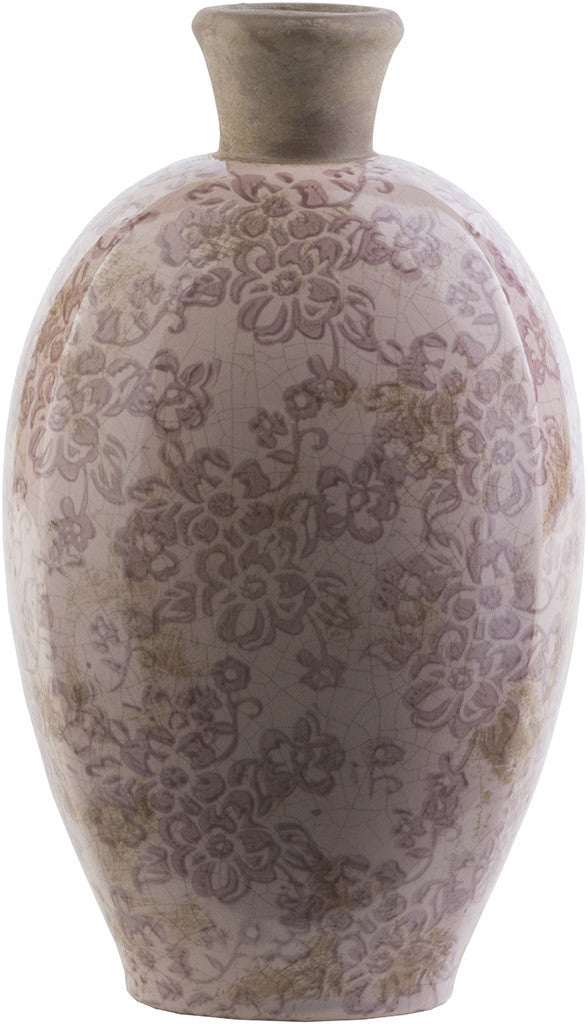 Leclair Ceramic Table Vase Taupe