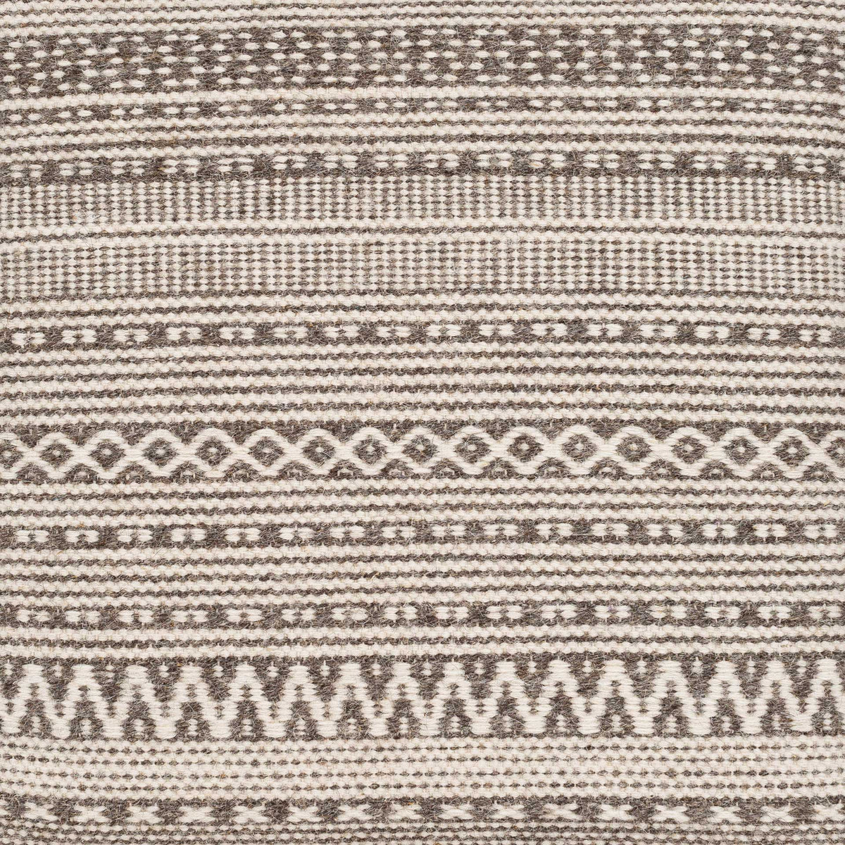 Leandro Pouf Taupe/Ivory