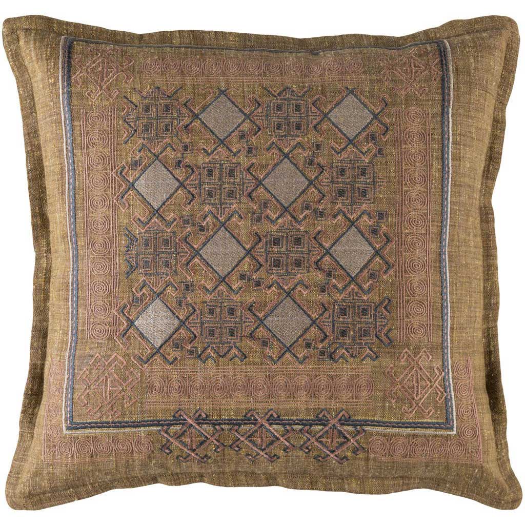 Litavka Camel/Pale Pink/Charcoal Pillow